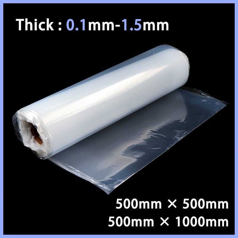 Clear Silicone Rubber Sheet Pad Ultra-Thin High Temp Gasket Thick 0.1mm-1.5mm
