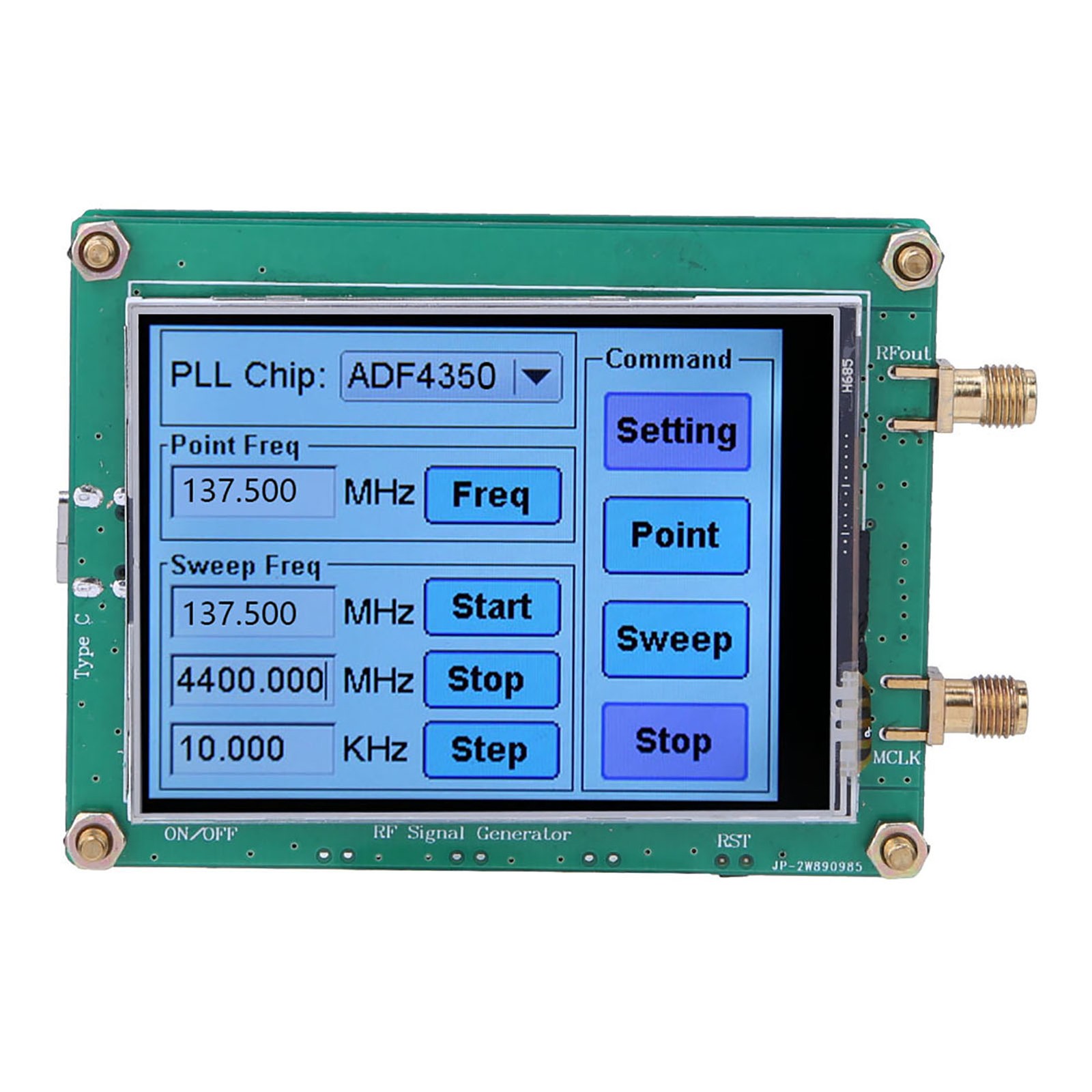 Signal Generator Full Touch Screen RF Sweep Frequency PC Control With Data