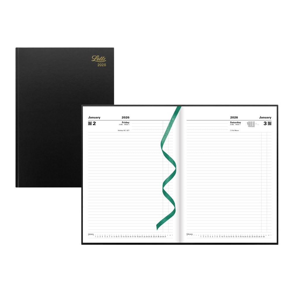 Letts Of London 2026 Standard Daily Planner 12 Months January To December