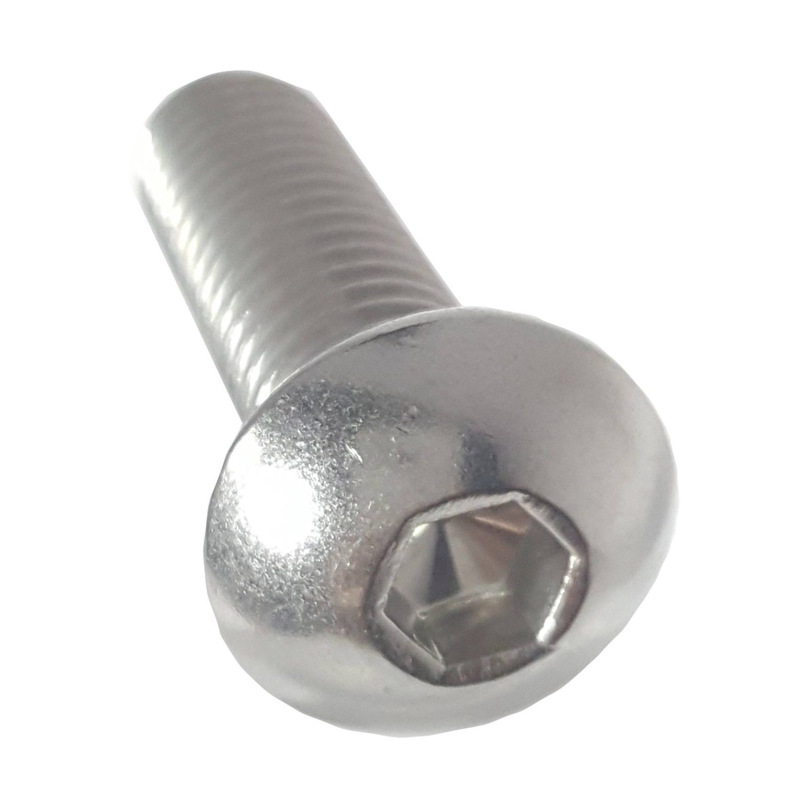 1/4-20 x 1-1/2″ Button Socket Cap Screw Allen Hex Drive Stainless Steel Qty 1000
