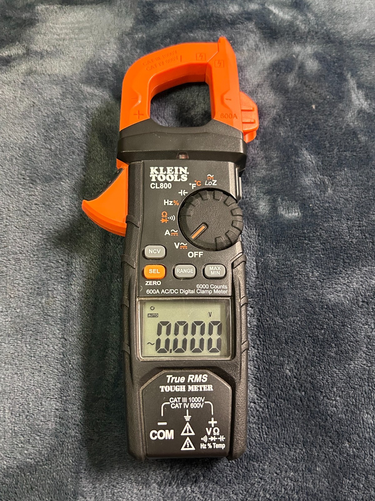 Klein Tools CL800 AC/DC True RMS Auto-Ranging Digital Clamp Meter