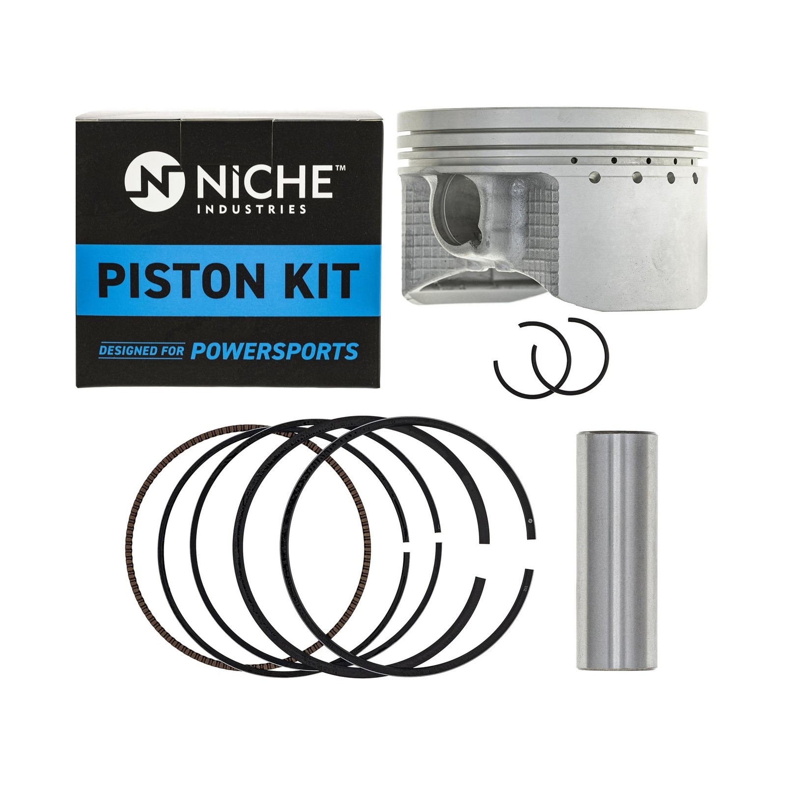 NICHE Cylinder Piston Gasket Kit for Yamaha Kodiak Rhino Grizzly Wolverine 45…