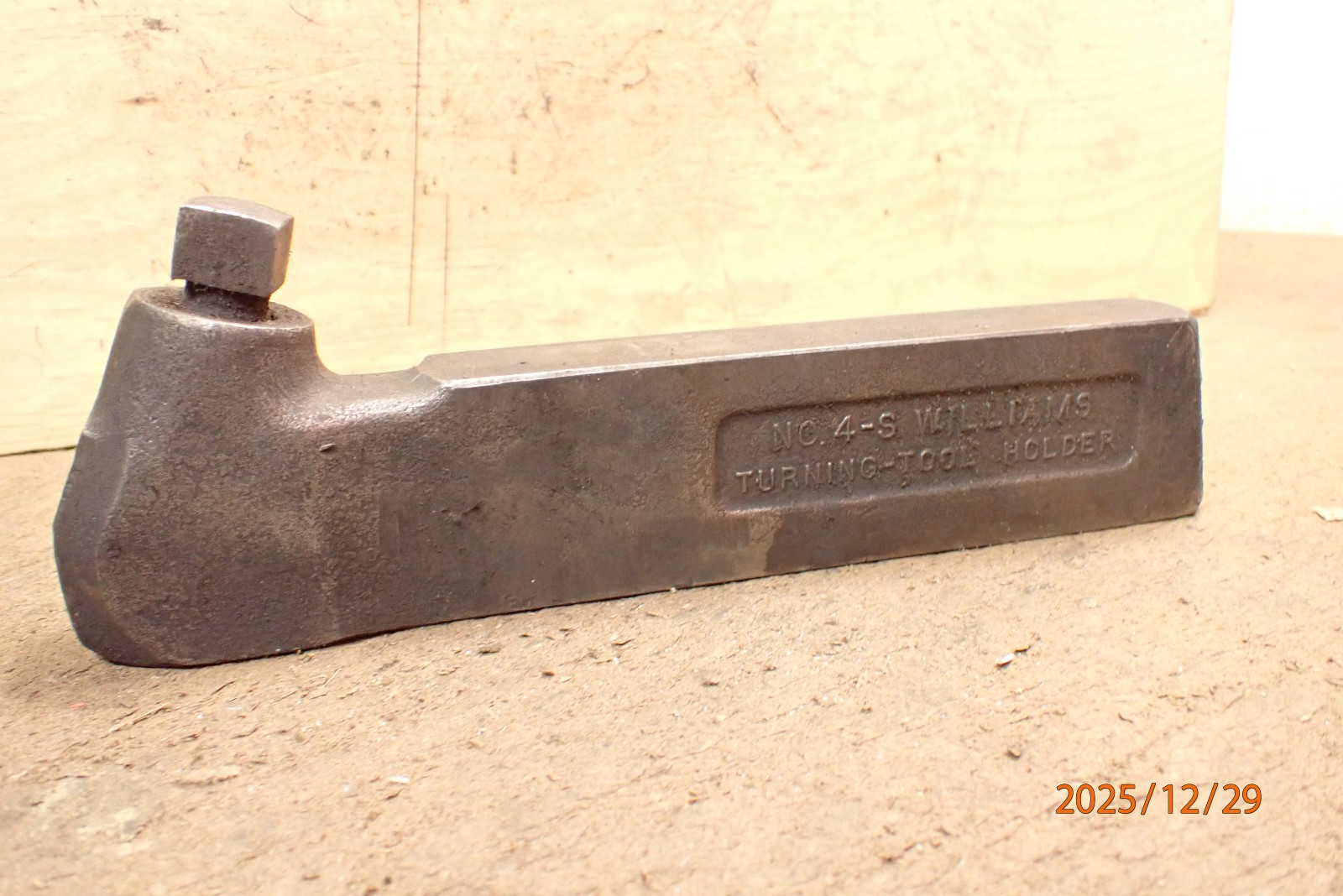 VINTAGE WILLIAMS NO. 4-S METAL LATHE TOOL HOLDER