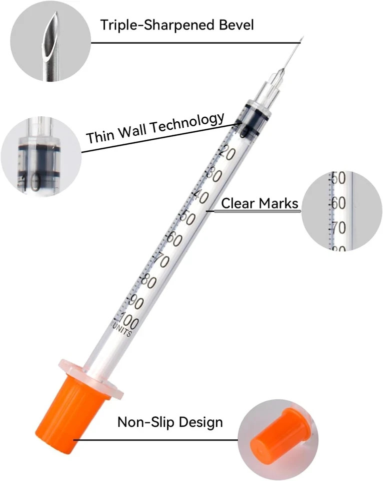 Disposable Syringe Individual Wrapped 30PACK