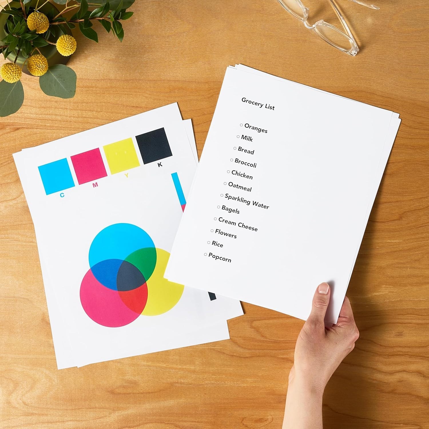 Multipurpose Copy Printer Paper 20 lb 8.5 x 11 Inches 8 Reams 4,000 Sheets