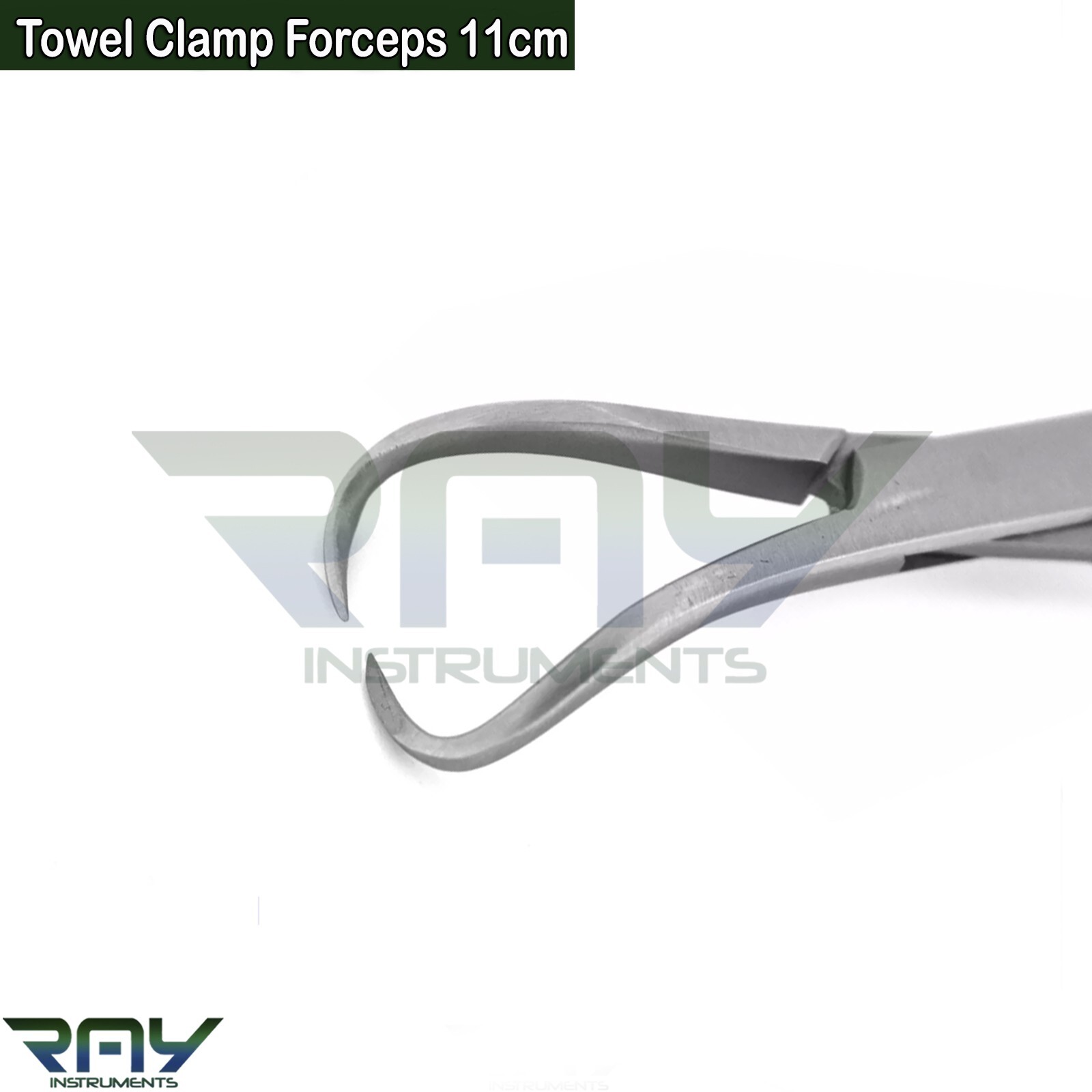 Veterinary Backhaus Towel Clamp Surgical Tissue Grasping Locking Forceps 11cm