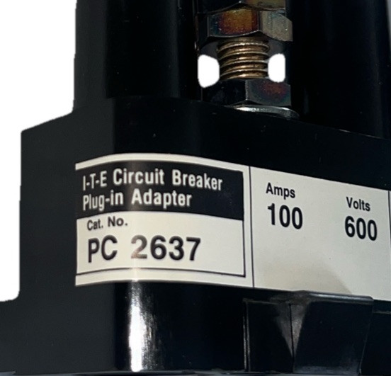 SIEMENS PC2637 CIRCUIT BREAKER PLUG-IN MOUNT ASSEMBLY 600V 100A