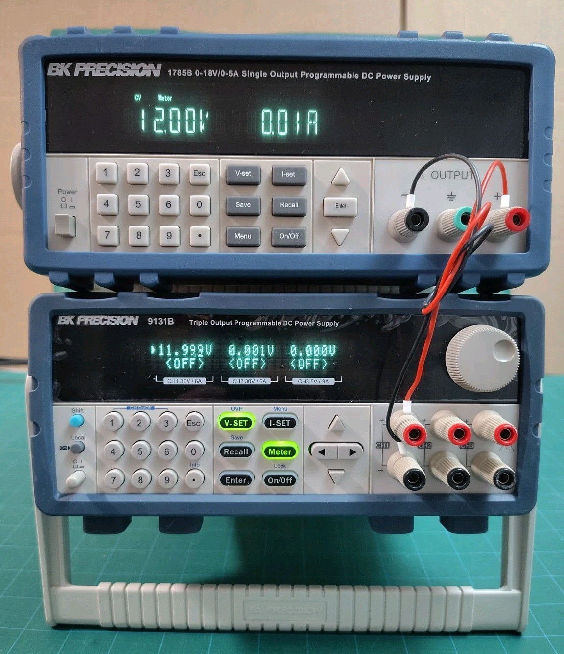 BK PRECISION 9131B DC TRIPLE POWER SUPPLY 30V/6A, 5V/3A, 375W BENCHTOP METER