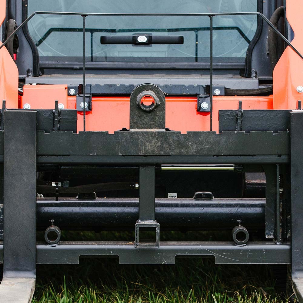 Titan Attachments 48-in Skid Steer Pallet Fork Frame Attachment, 60″ Fork Blades