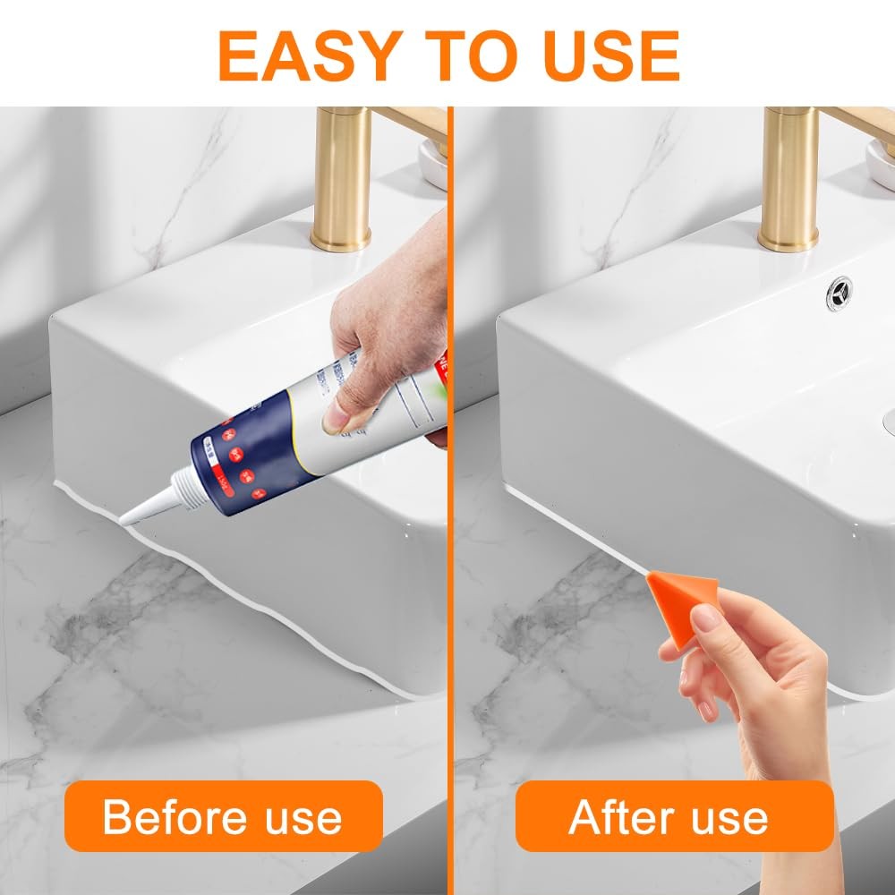 That Silicone Tool, Caulking Caulk Remover Orange 4size