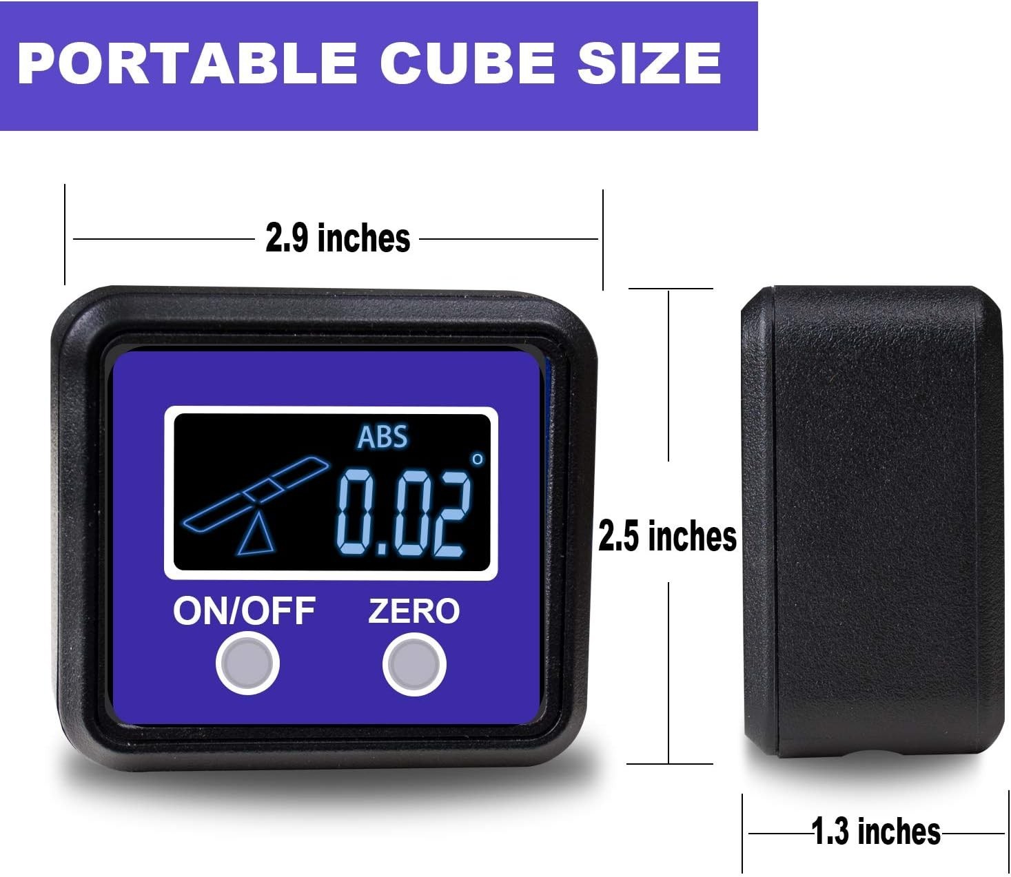 Digital Angle Gauge and Protractor, Digital Angle Finder Inclinometer Level B…