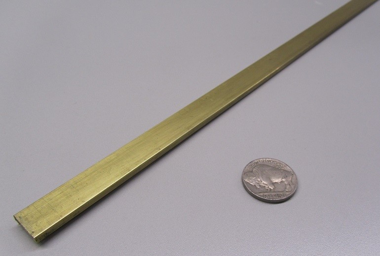 360 Brass Flat Bar 1/8″ Thick x 1/2″ Wide x 60.0″ Length