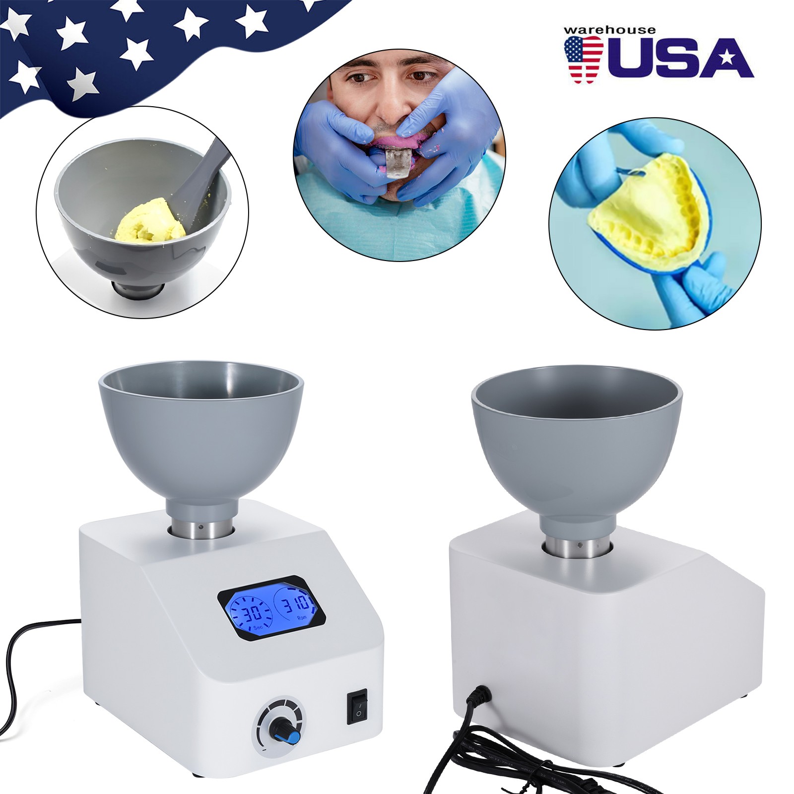 High-End Dental Printing Die Mixer Machine Alginate Dentistry Tools