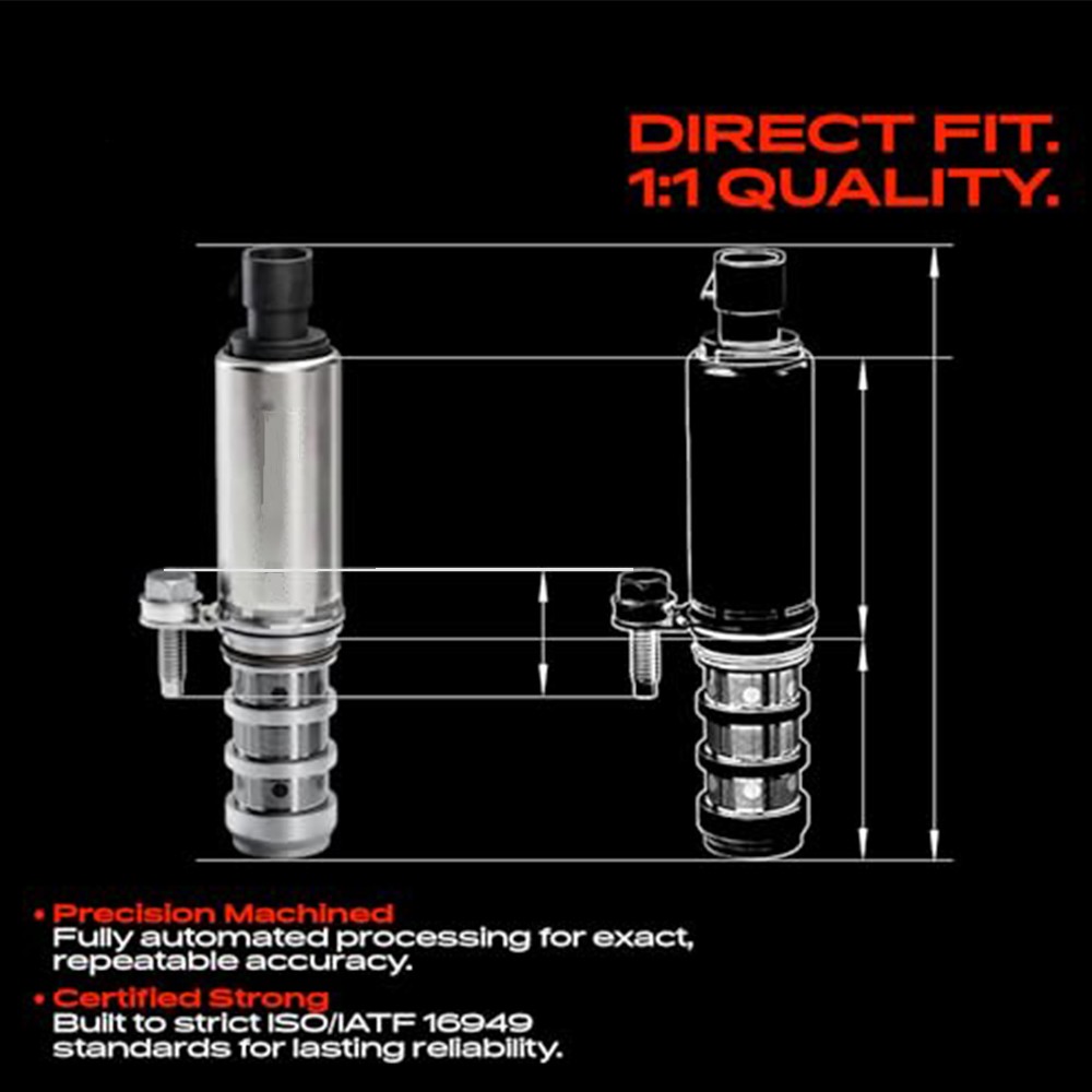 Fit Equinox Malibu Terrain HHR VVT Camshaft Solenoid Kit 12655420 2.0L 2.2L 2.4L