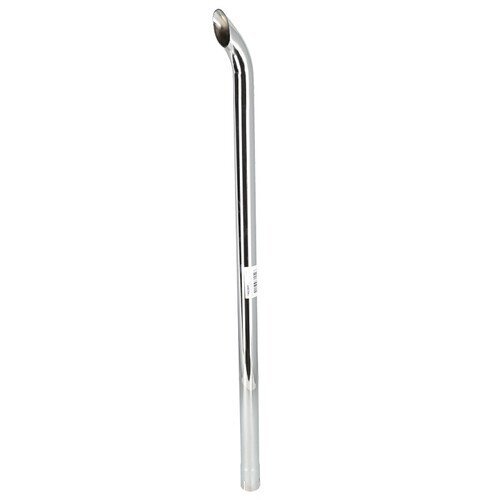 Exhaust Stack – 2″ x 48″ Curved Chrome