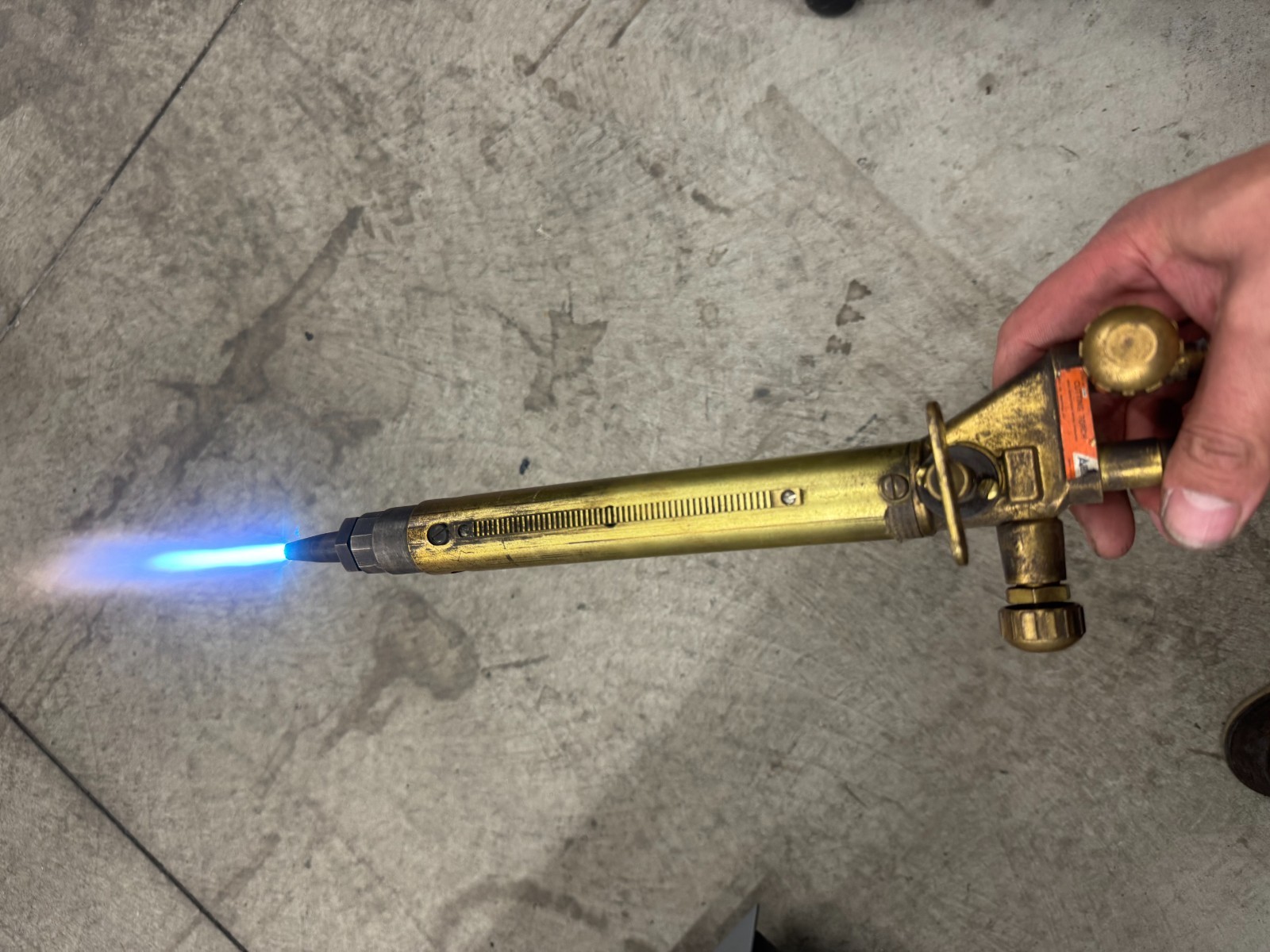Airco Model 4700 Long Barrel Machine Cutting Torch/Pipe Beveler