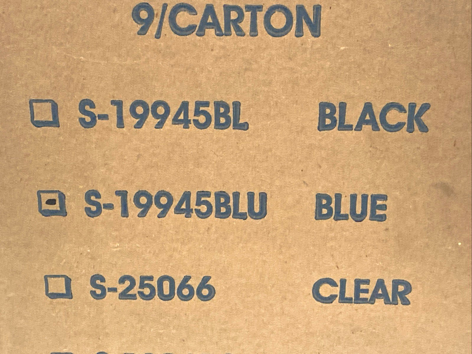 Uline S-19945BLU Blue Plastic Shelf Bins 11″ x 18″ x 4″ LOT OF 9
