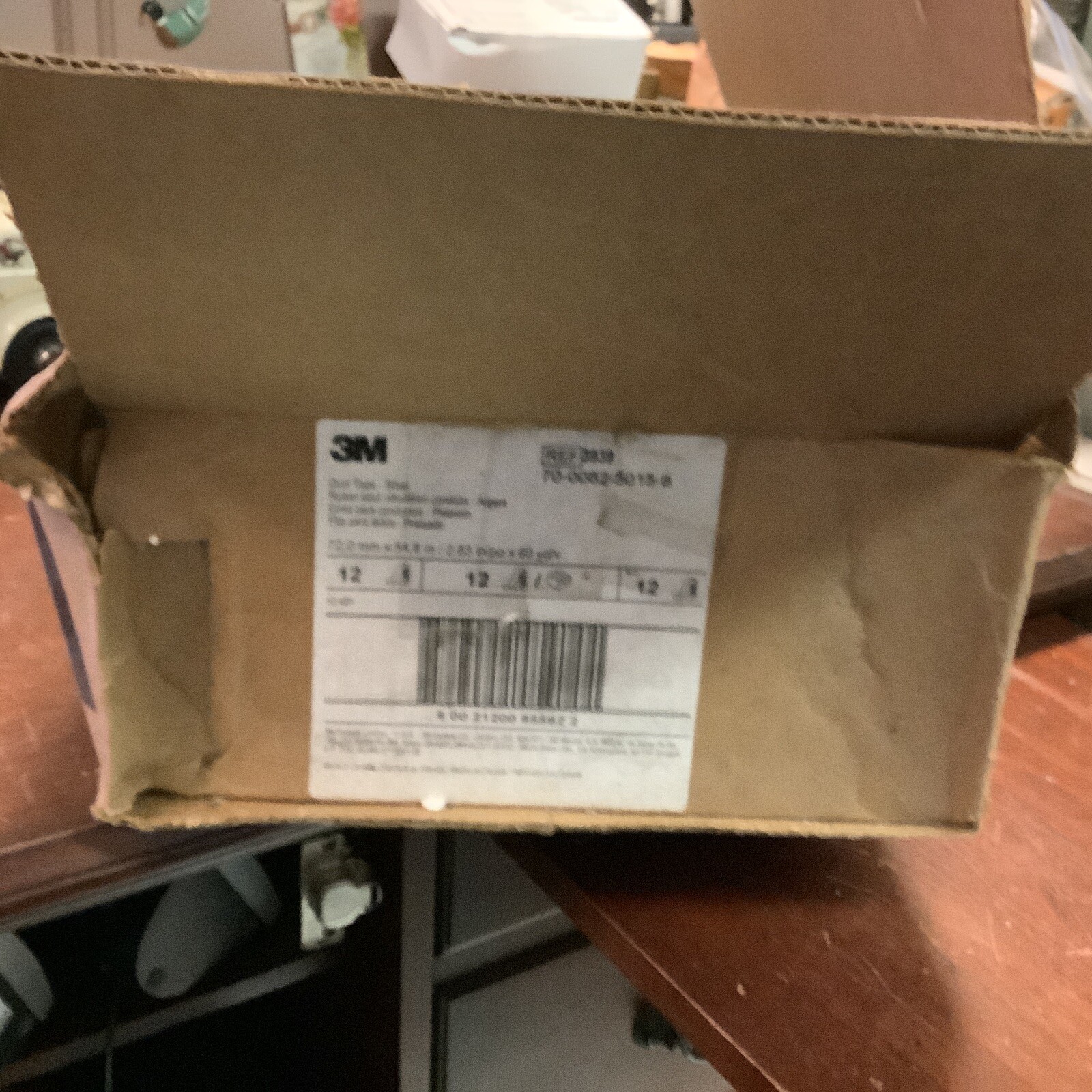 3M 70-0062-5015-6 (3939) 72.0mm x 54,8m/2.83in/po x 60 yd/v Duct Tape