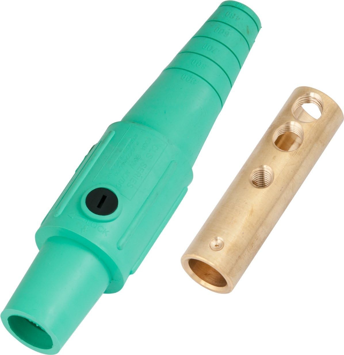 Durable Green CamConnector 400A 600V Female, NEMA 3R 4 Rated for Wet Locations