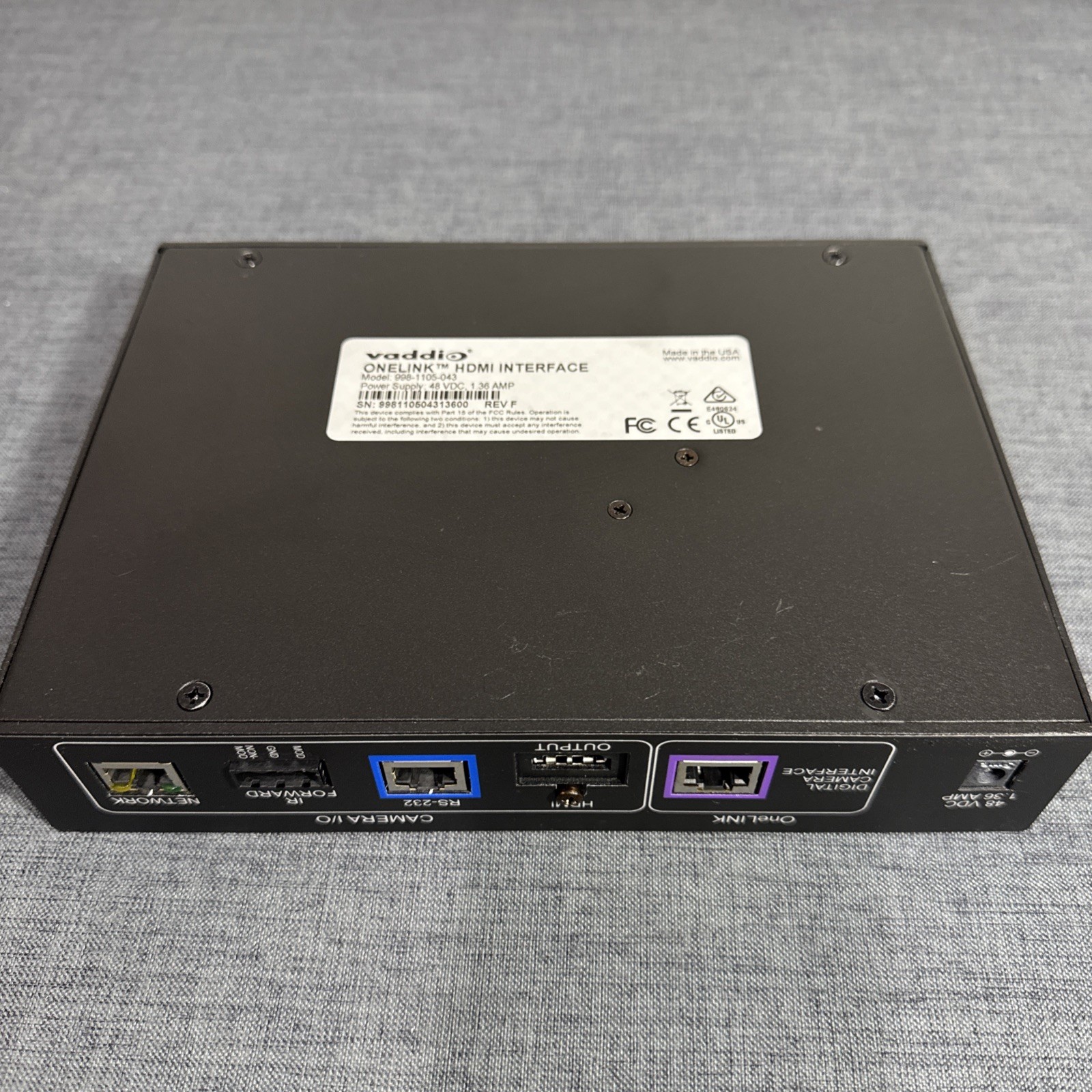 Vaddio OneLINK 1 Set HDMI Interface 998-1105-043