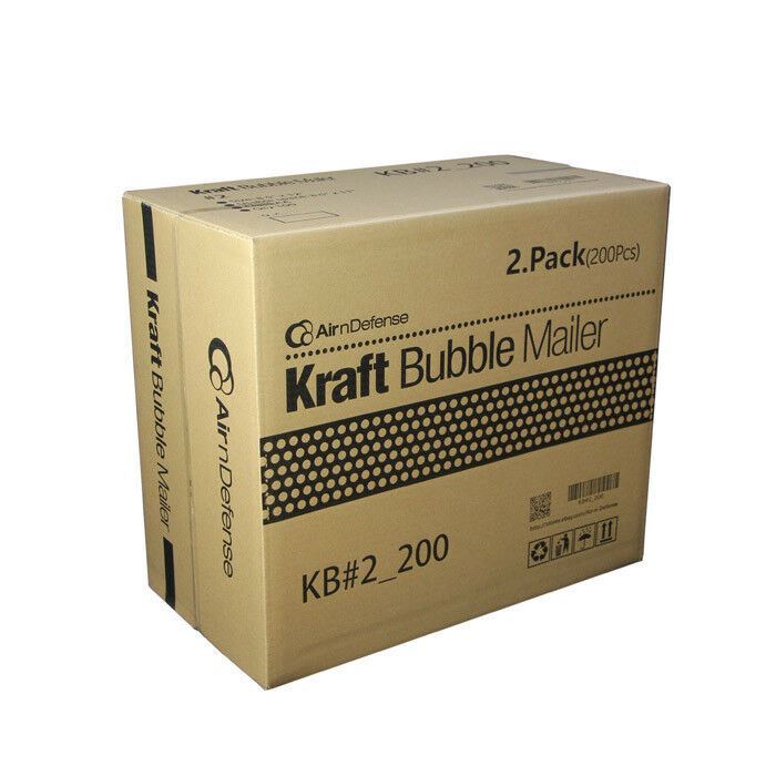 #2 8.5×12 Kraft Bubble Padded Envelopes Mailers Yellow Shipping Bags AirnDefense