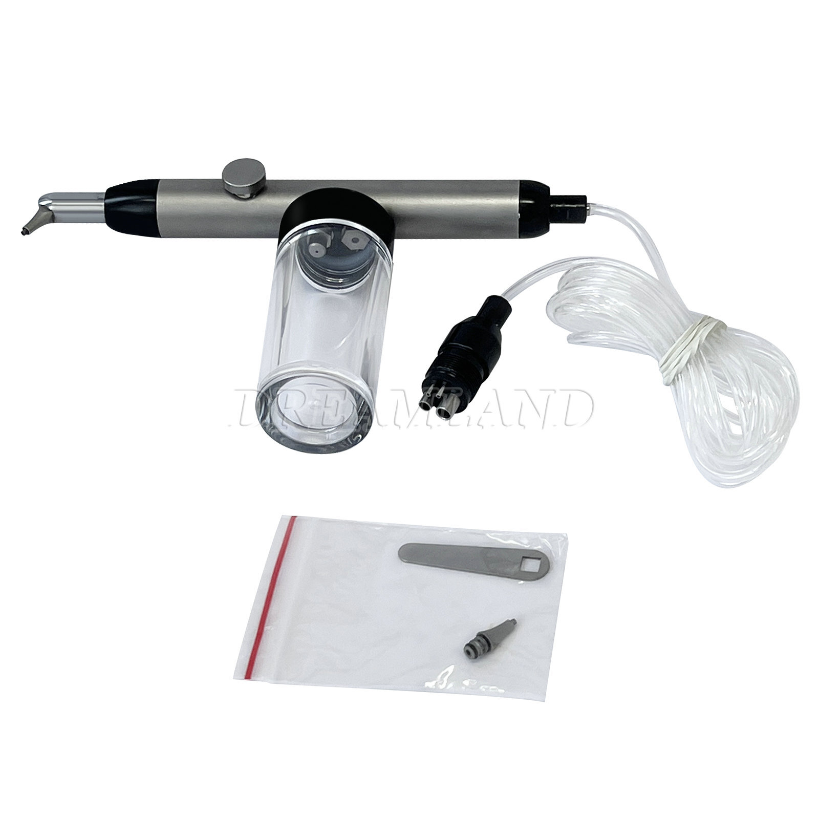 Dental Aluminum Oxide Micro blaster Air Abrasion Microetcher Sandblaster 4 Holes