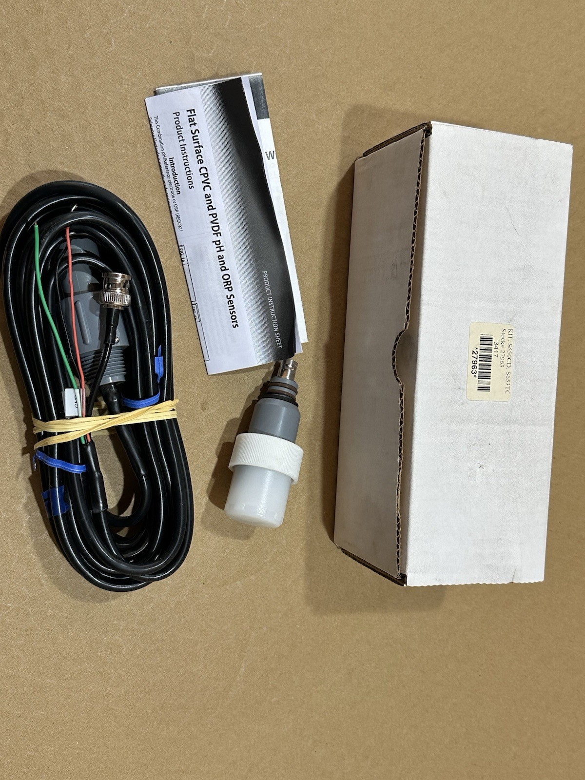 USABlueBook Submersible Cartridge-Type PH Electrode 27963