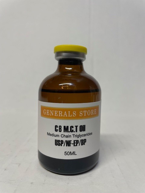 MCT Oil – C8, USP/NF (EP/BP) FCC KOSHER -100ml Vial