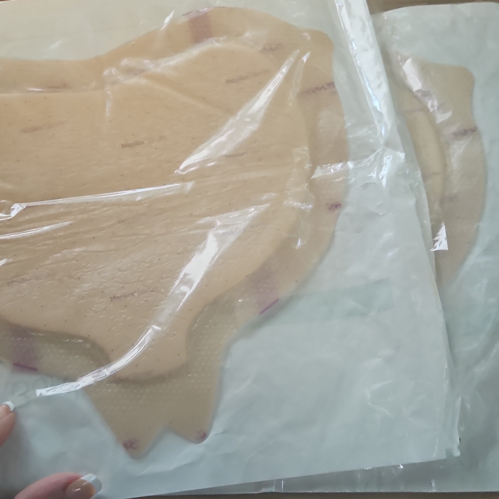 (2)Mölnlycke Mepilex Border Sacrum Foam Dressing Soft Silicone 22x25cm