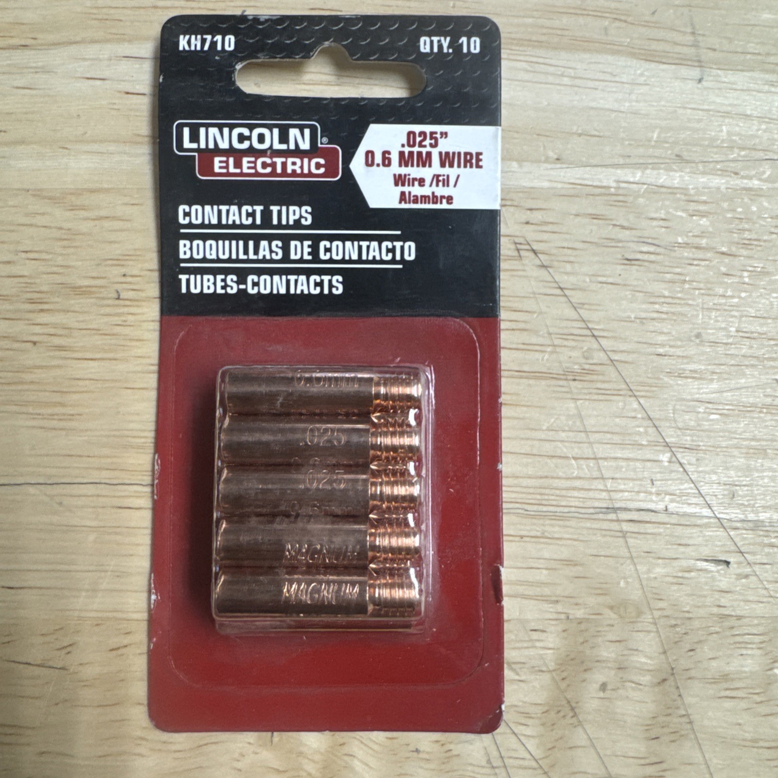 Lincoln Electric KH710 .025″ Contact Tips 10-Pack 🔥