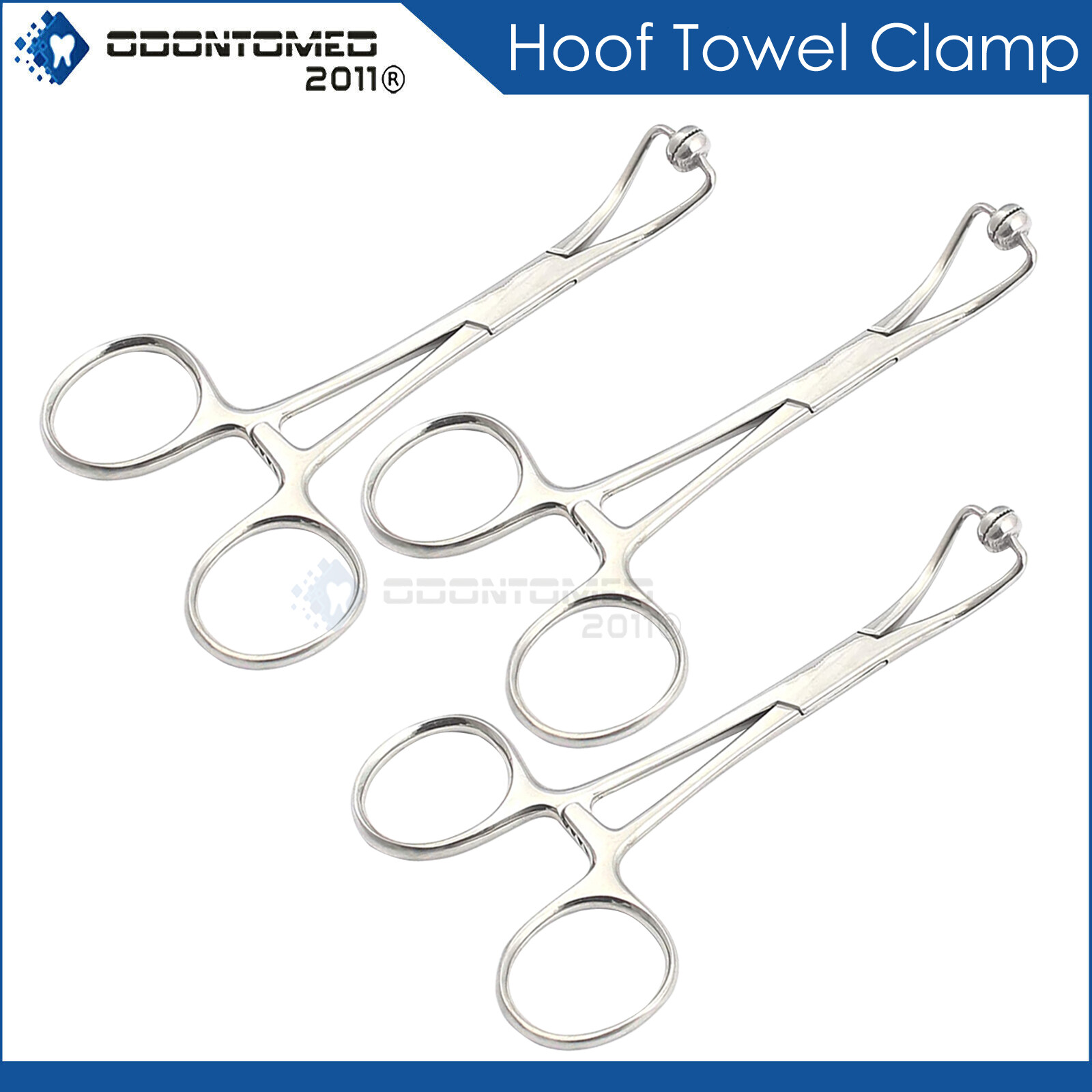 3 Hoff Towel Clamp Forceps 4.5″ Surgical Instruments