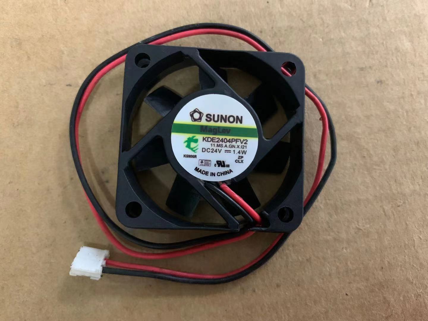 SUNON KDE2404PFV2 4010 4CM 24V 1.4W 2pin Maglev cooling fan 40X40X10MM