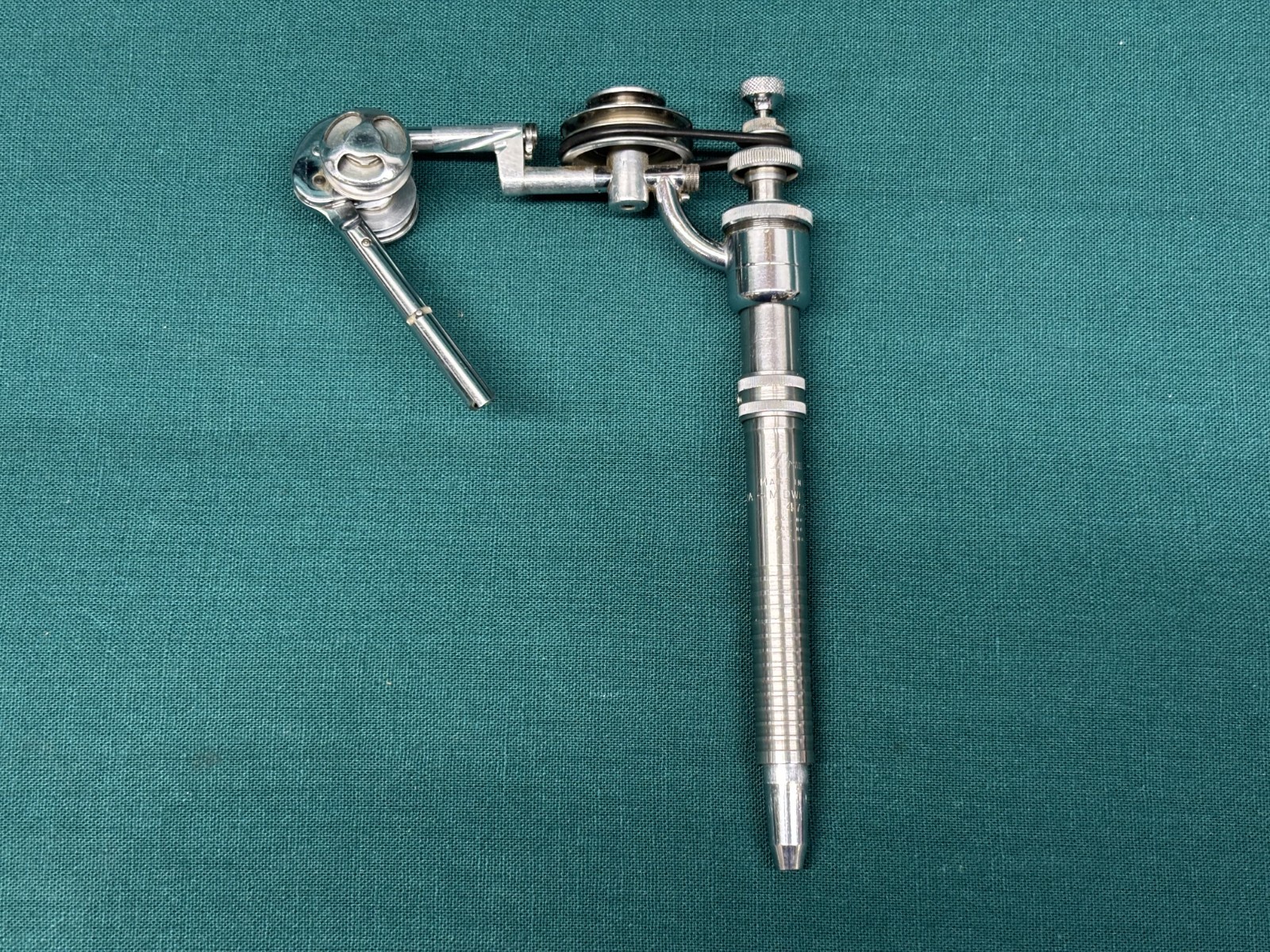 Vtg Midwest American True-Torc Dental Handpiece +Attachments +Parts (18H)