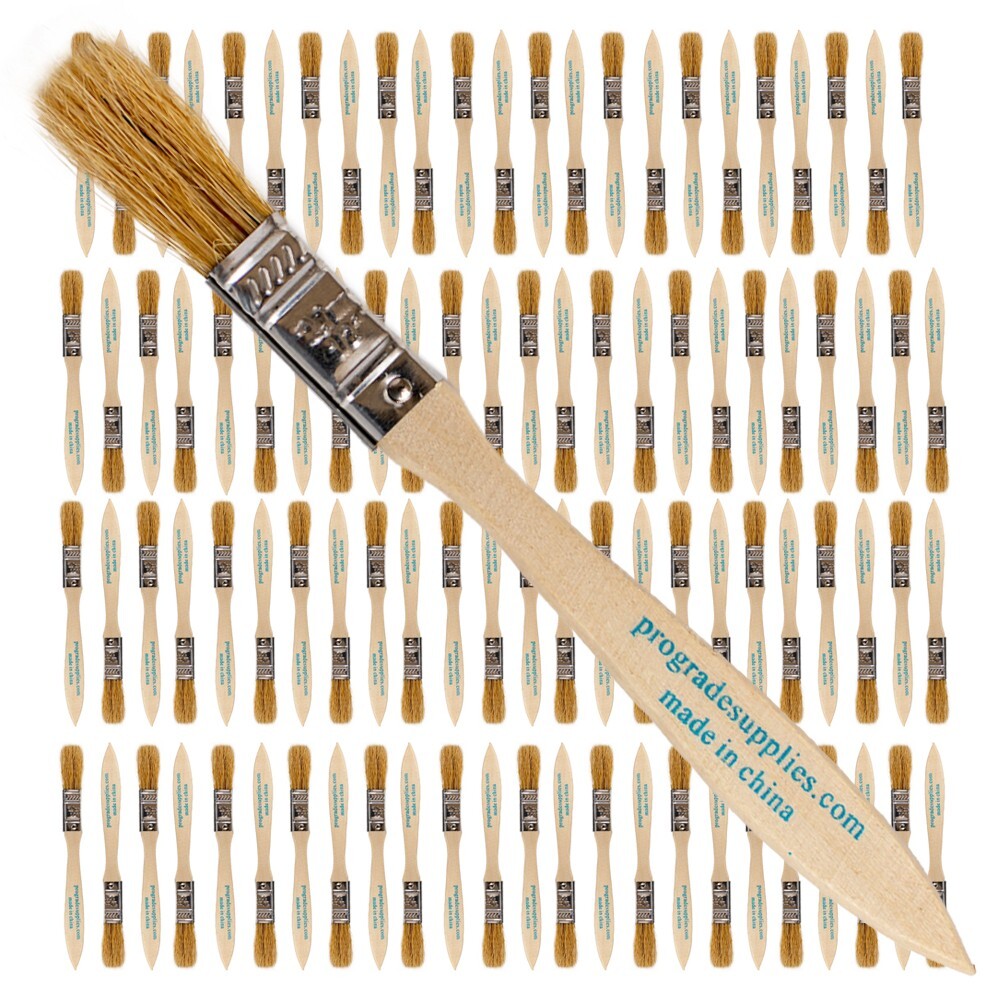 96Pk – 1/2″ Chip Brushes for Paints, Stains, Varnishes, Glues, & Gesso