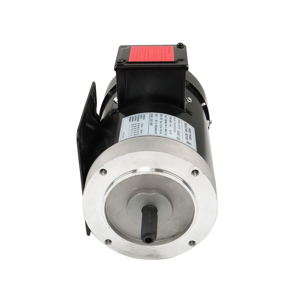 2HP General Electric Motor 3 Phase 56C Frame 1800 RPM TEFC 230 / 460 Volt
