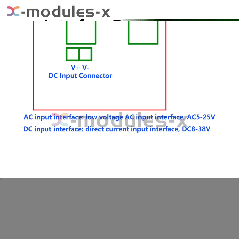 AC 5-25V/DC 8-38V To DC 3.3-32V Buck Power Module 140W Voltage Regulator