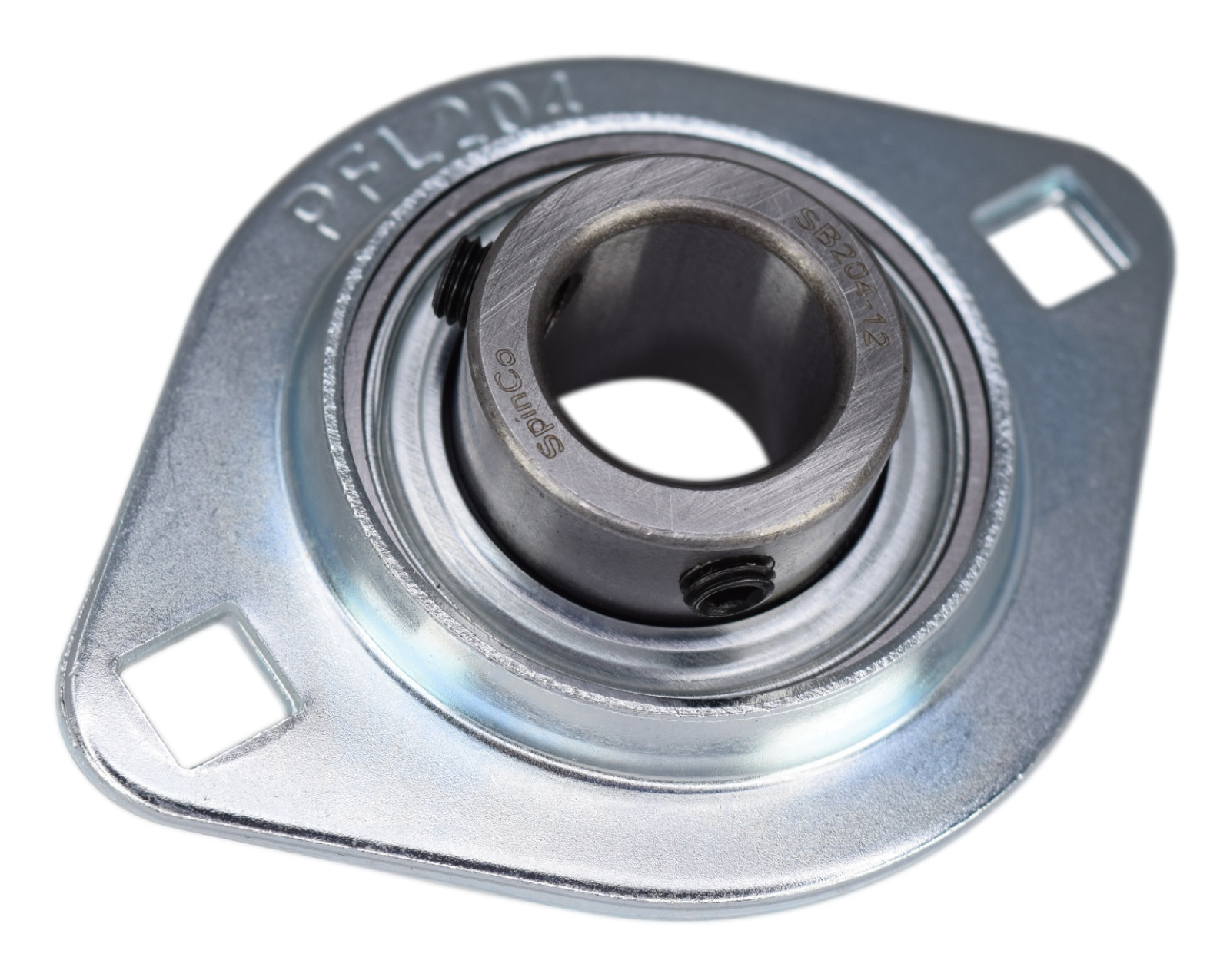 3/4″ Pressed Steel Two Bolt Flange Bearing SBSFL204-12, SBPFL204-12