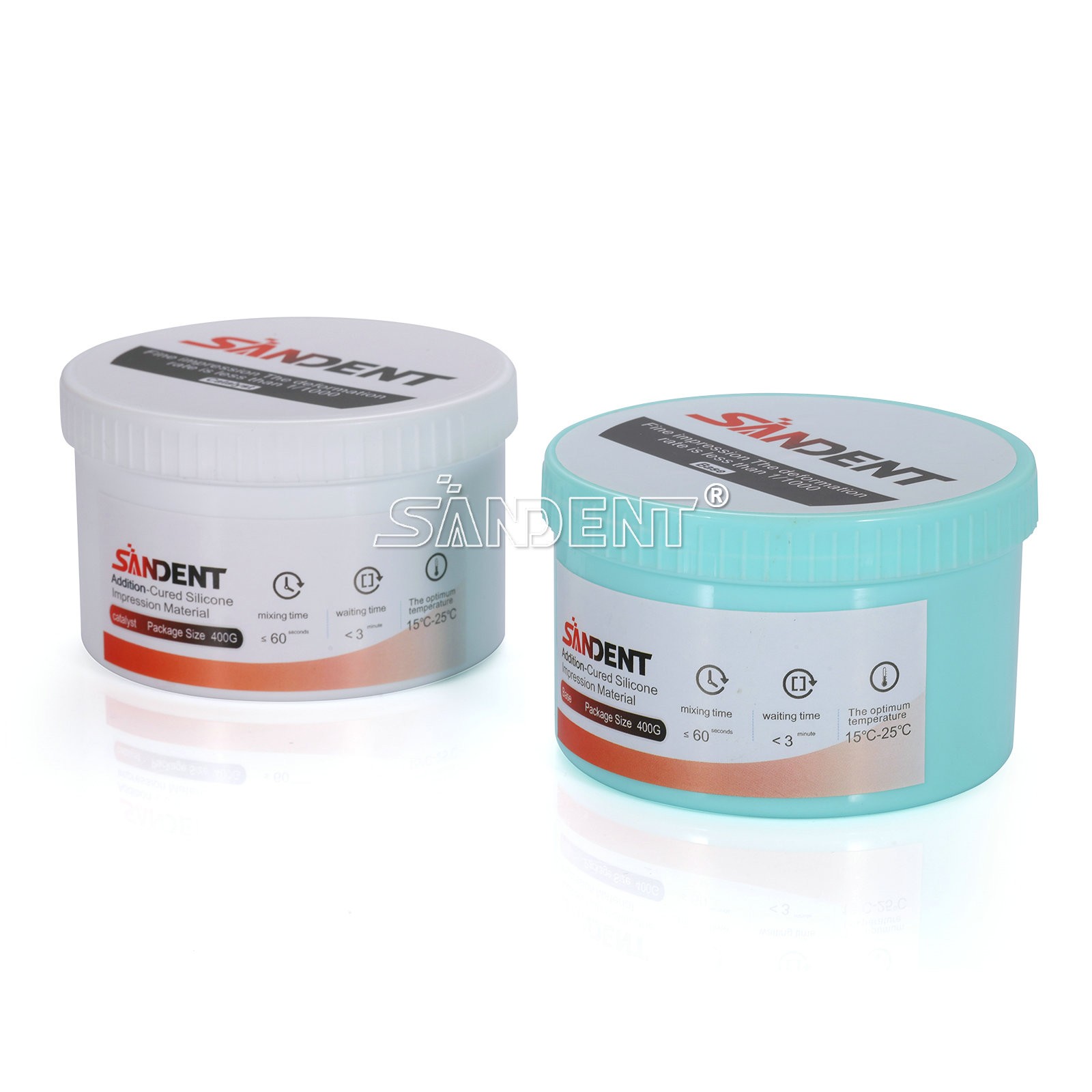 SANDENT Putty Soft Regular Set Base & Catalyst 2/Pk 400G+400G