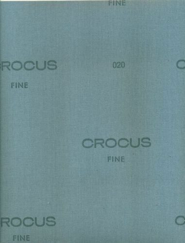 Crocus Cloth Sanding Coated Waterproof Abrasive 1000 Grit Metal Polishing Finish