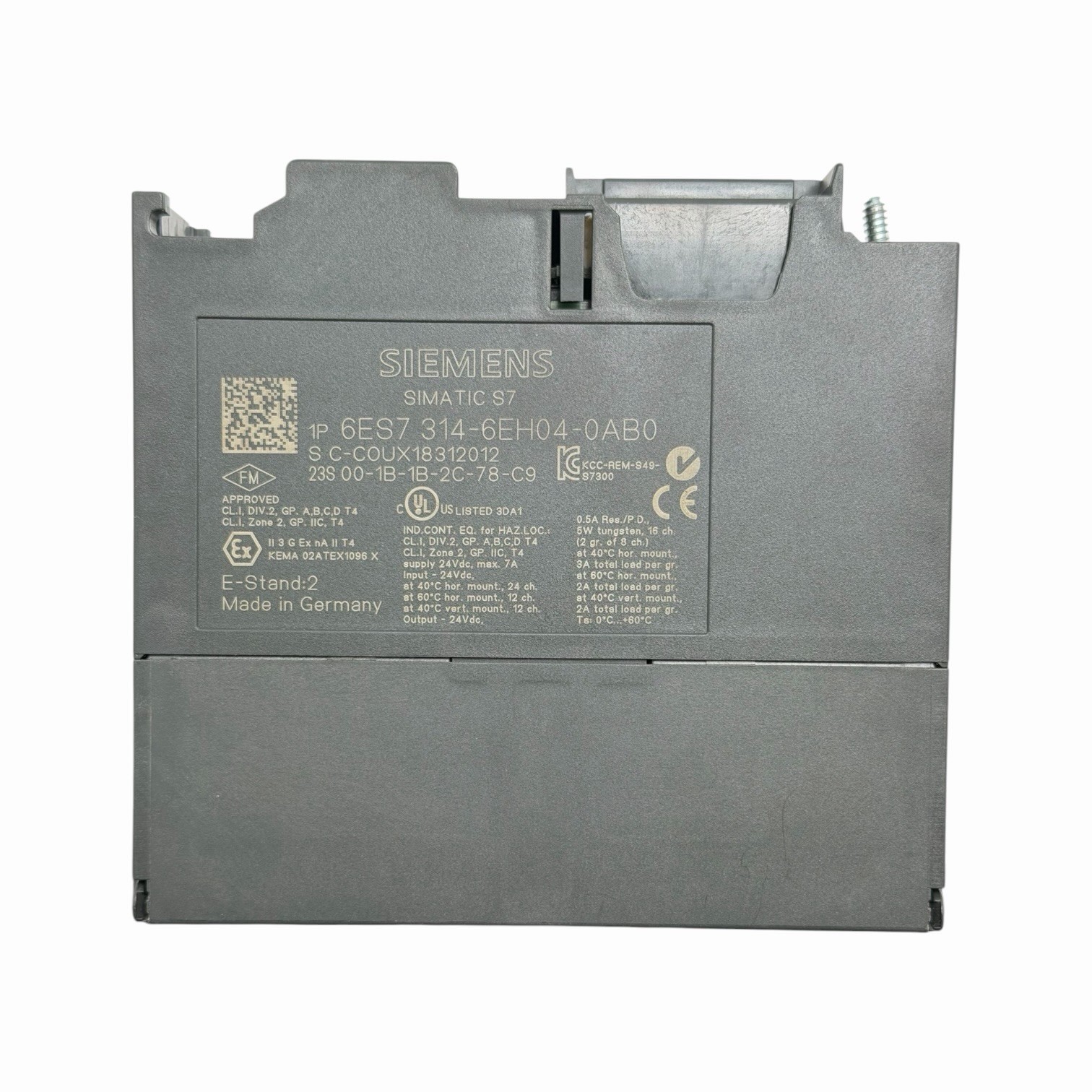 Siemens Simatic S7-300 6ES7314-6EH04-0AB0 CPU314C-2 PN/DP 6ES7 314-6EH04-0AB0