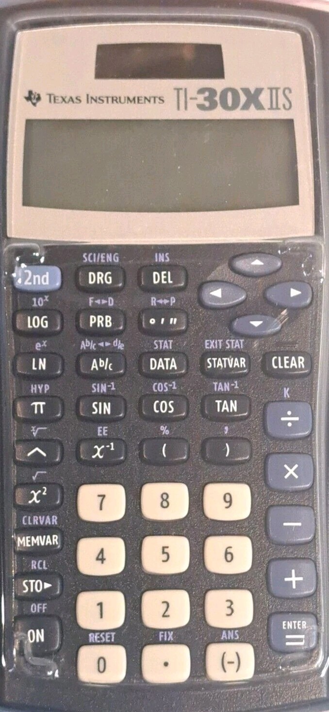 TI30XIIS Fundamental Scientific Calculator SAT ACT AP Solar+ Texas Instruments