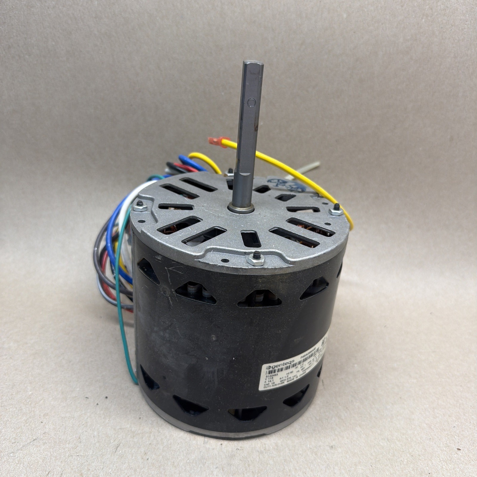 Genteq F48AG95A50 Furnace Blower Motor 1HP 1075RPM 4SPD 115V 5122463 CCWLE