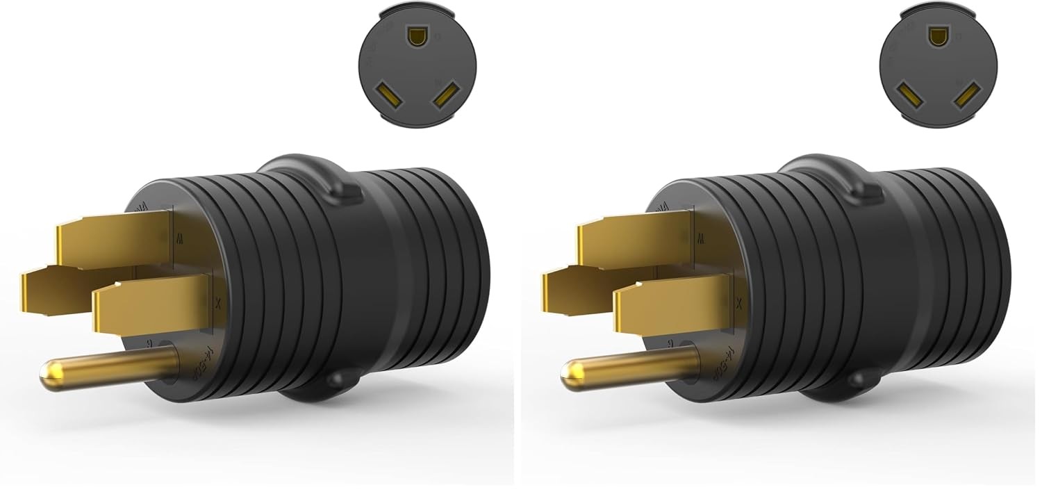 50 Amp to 30 Amp RV Adapter NEMA 14-50P to TT-30R Electrical Plug Converter