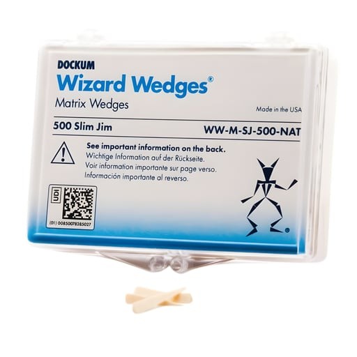 Dockum Research WW-M-SJ-500-NAT Wizard Wedges Matrix Slim Jim 500/Pk