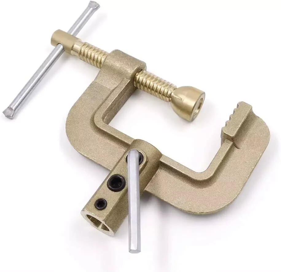 G Ground Welding Earth Clamp 0.75Kg Full Cooper 400A High Golden