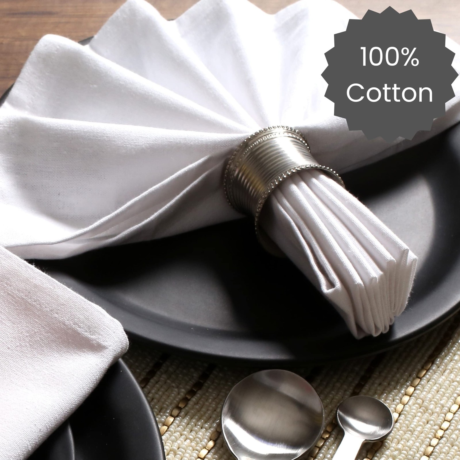 Cotton Clinic Cloth Dinner Everyday Use Table Durable For Party Wedding
