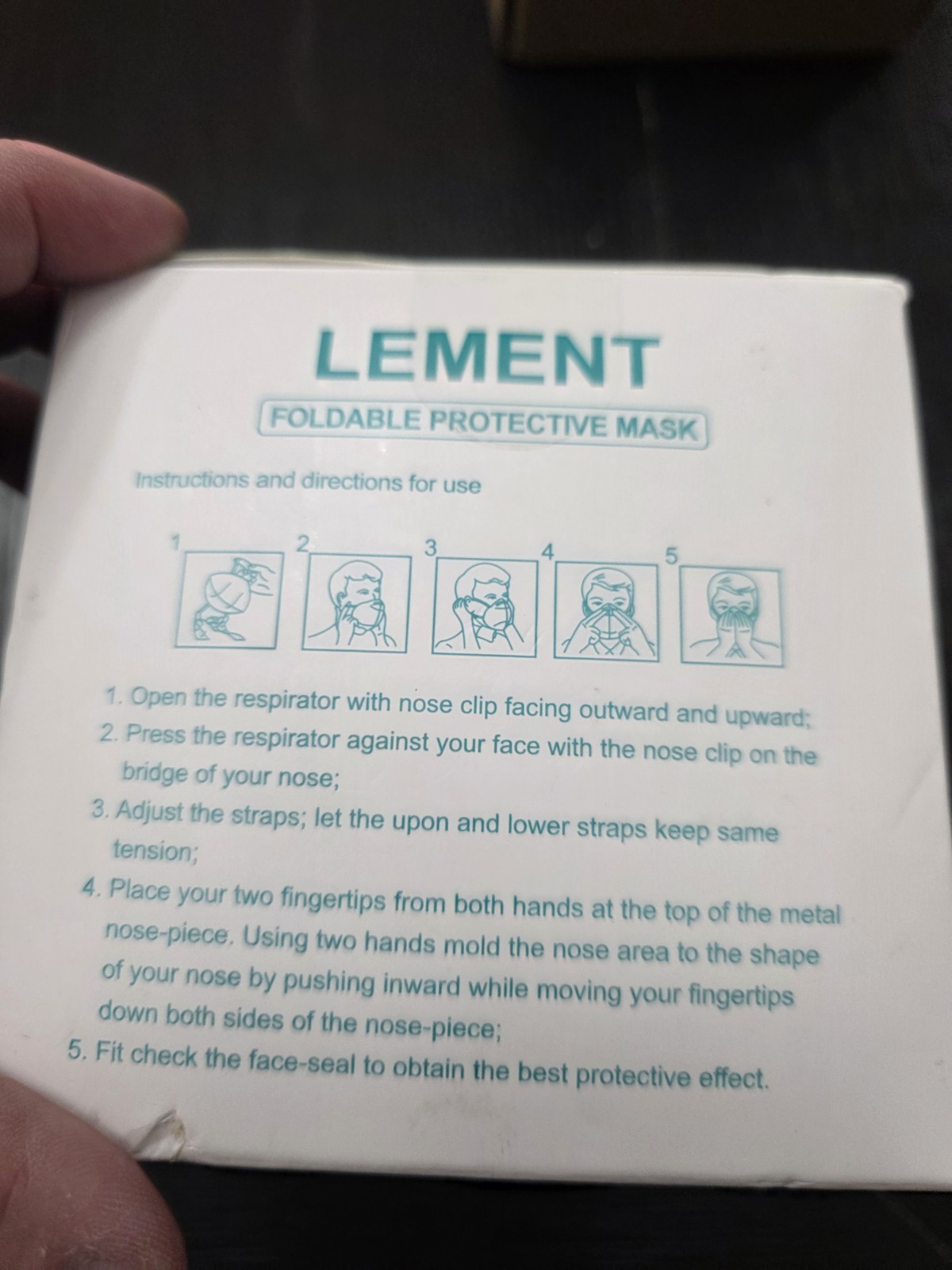 Lement KN95 Disposable Face Masks 5-Layer 50 Pack GB2626-2019 🔥 Awesome