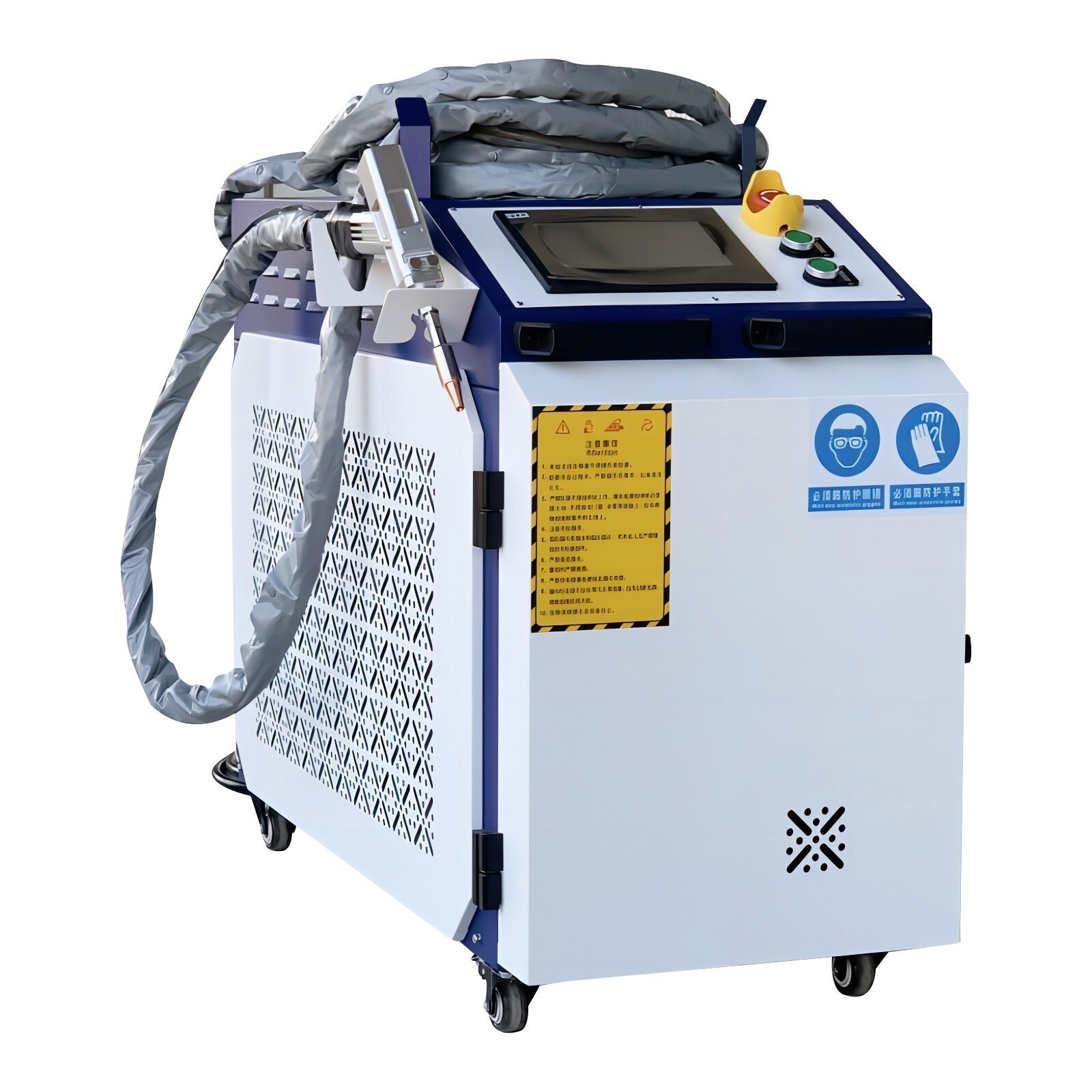 Raycus 1500W Fiber Laser Cleaning Machine Rust Oil Paint Removal Laser Cleaner