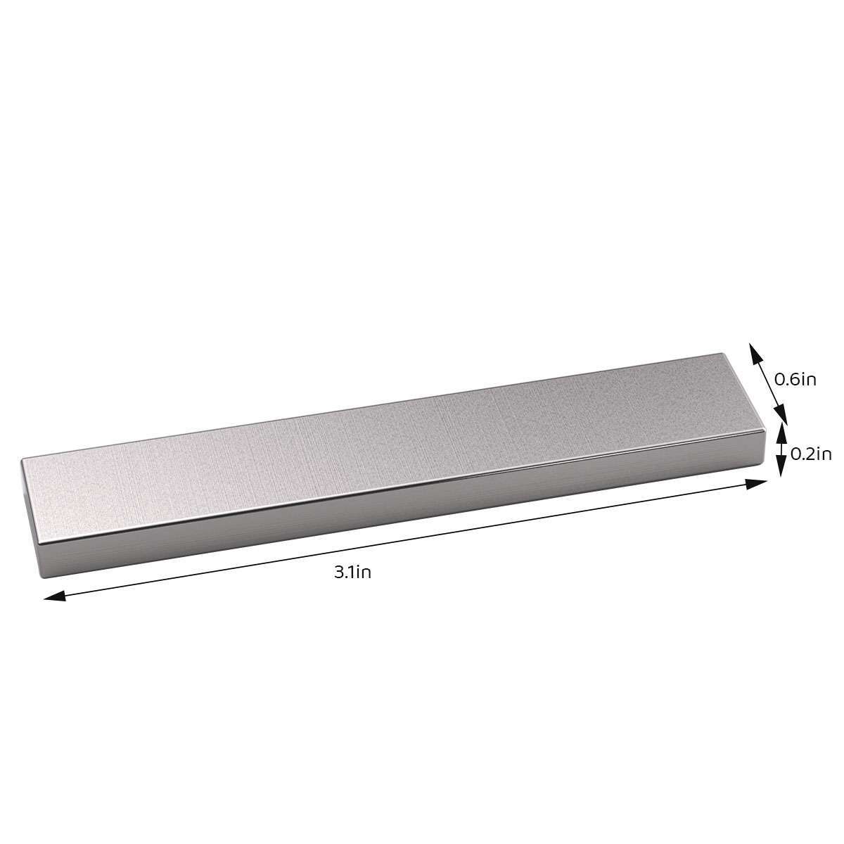 2PCS Block Magnets Super Strong N38 Neodymium Large Magnet 3.1″*0.6″*0.21″ US