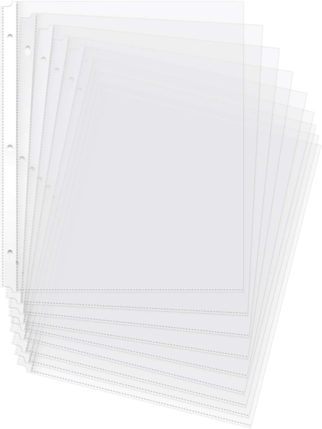Amazon Basics Clear Sheet Protectors for 3 Ring Binders, 200 Pack, 8.5×11 in